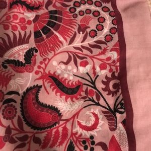 Purple paisley scarf